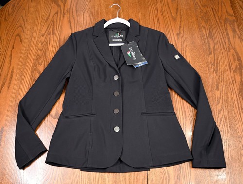 Equiline, nuovo, show jacket cappotto da caccia, nero, 42 (~USA 6) airbag compatibile $975 - Foto 1 di 13