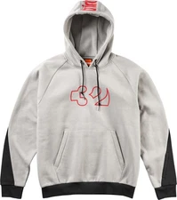 ThirtyTwo Team Tech Hoodie Men's Sweatshirt, Cement, X-Large