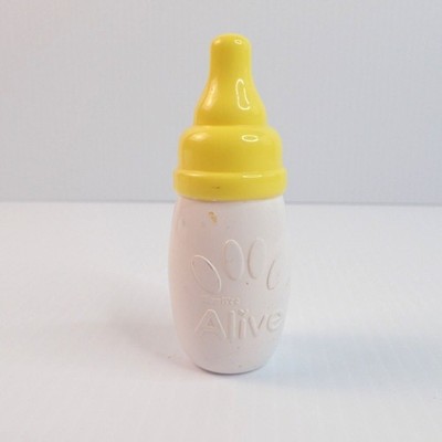 WowWee Alive Minis White Tiger Cub Feed Me REPLACEMENT BOTTLE  Yellow & White