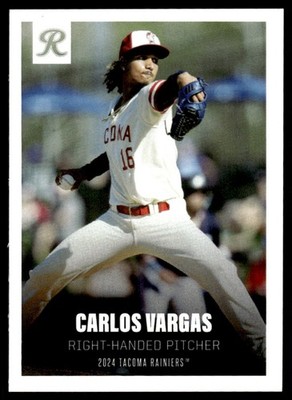 2024 Carlos Vargas Choice Minor League Rookie Card Mariners Tacoma Rainiers