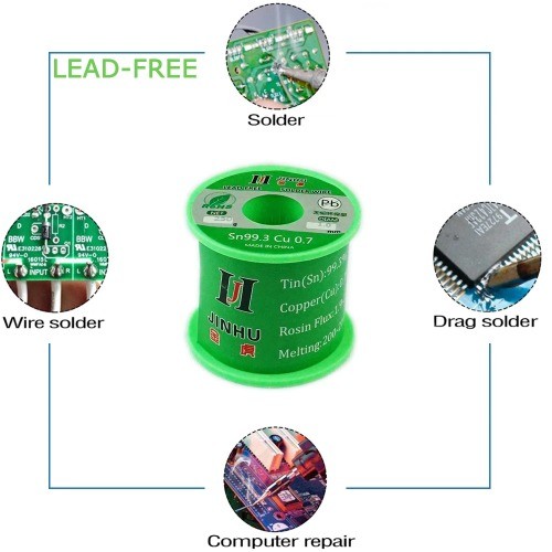 Lead-free Solder Wire Environmental Protection Tin Wire Flux Reel Welding Roll - Bild 3 von 16
