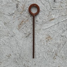 2x NOWE RĘCZNIE ROBIONE 6" (15cm) PODKŁADKA GÓRNA PRĘTY PODTRZYMUJĄCE ROŚLINY W KOLORZE BRĄZOWYM BARDZO PRZYDATNE.