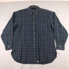 Pendelton 100% Pure Virgin Wool Plaid Flannel Made in USA Men’s Size L