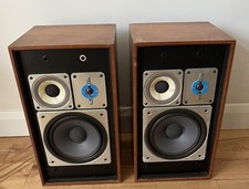 Rare Wharfedale Glendale XP2 Vintage Hi-Fi Speakers 3 Way Working