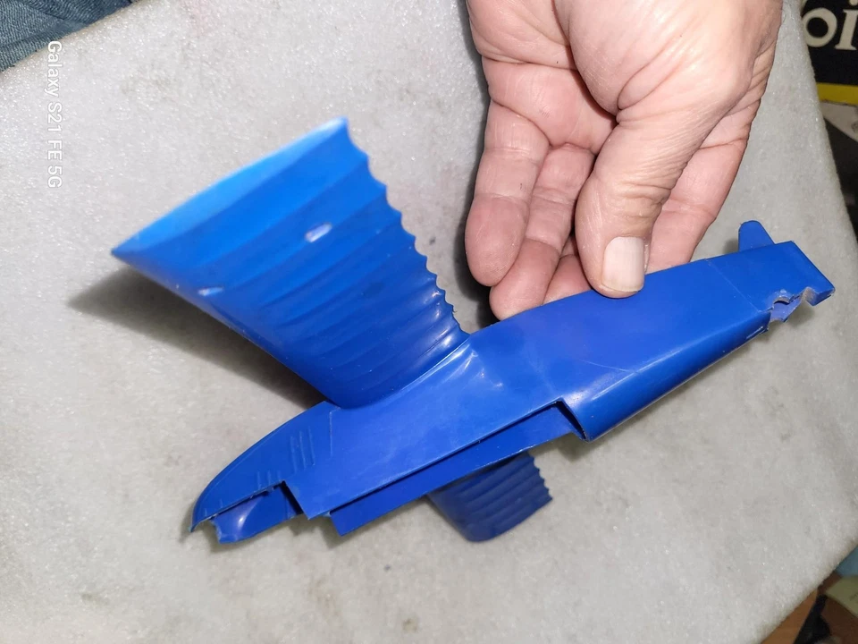 Vintage Cox Fokker Tether Plane Blue Fuselage Part  - Image 2 of 4