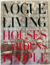 Vogue Living Houses Gardens People Hardcover Celebrity Interiors Very Good