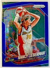 2025 Panini Prizm WNBA Nancy Lieberman #34 Blue Velocity Phoenix Mercury
