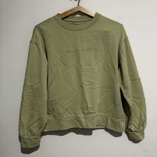 Witchery W1970 Women  s Light Green Sweatshirt Jumper Size M Pullover Casual