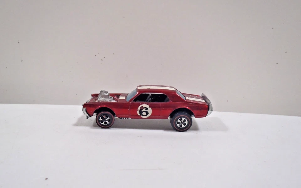 1970 Red Line Hot Wheel - NITTY GRITTY KITTY - RED - Image 2 of 4