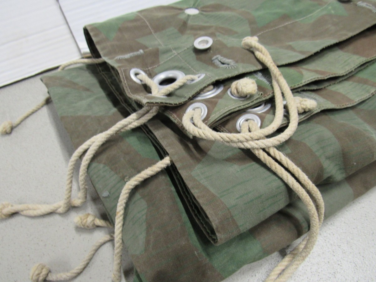 WW2 Swiss Splinter Camo Zeltbahn Shelter Half German Wehrmacht