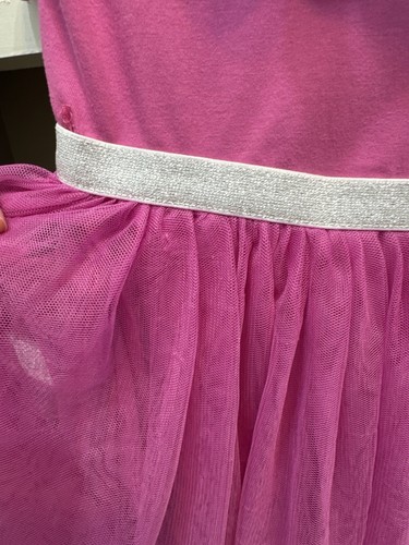 HELLO KITTY Girls Ear Bow Pink Hood Dress By Sanrio Tulle, Sz.S, Color Pink - Picture 16 of 17