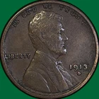 1913-D Lincoln Wheat Cent Choice Very Fine VF+ Coin #36148