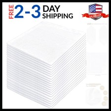 20 Pcs Cotton Handkerchiefs, White Men's Handkerchiefs  Pocket Squares, Larg...
