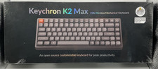 Keychron K2 Max Wireless Mechanical Keyboard Banana Switch RGB Backlight Black