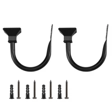 Set of 2 Square Metal Decorative Curtain Hold Backs, Wall Mounted Window6822