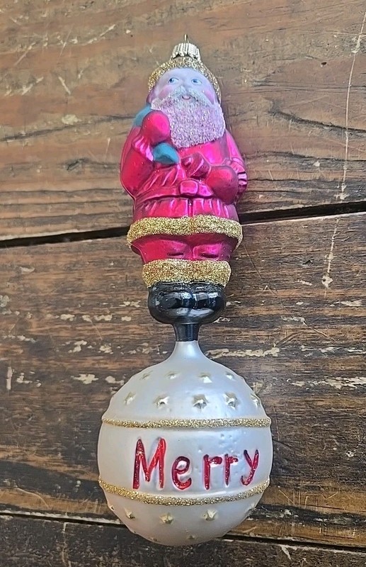 Kurt Adler Santa Ornament