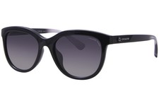Coach HC8285U 5002T3 Sunglasses Women's Black/Silver/Polarized Dark Grey 56mm