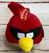 New 2010 Angry Birds Space Plush Toy Super Red No Sound
