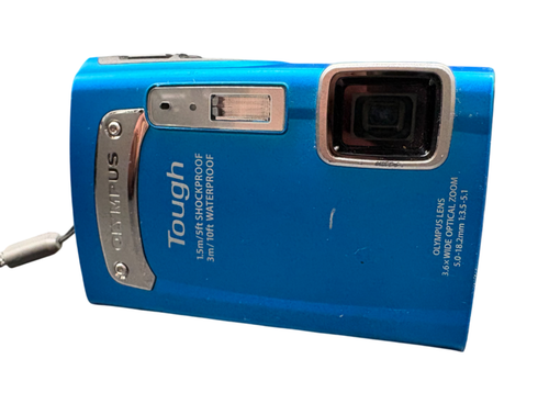 Olympus TOUGH TG-320 14.0MP 3.6x Water/Shockproof Digital Camera - blau - Bild 1 von 6