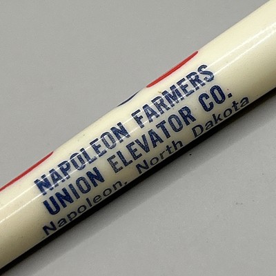 VTG Ballpoint Pen NAPOLEON FARMERS UNION ELEVATOR CO. North Dakota Leo Piatz