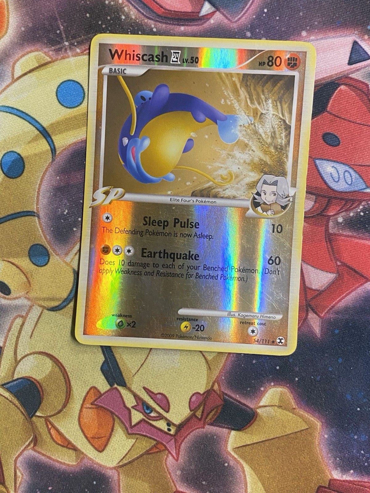 Whiscash 54/111 Rising Rivals Reverse Holo Uncommon LP