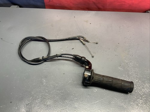 07 08 KAWASAKI NINJA ZX6R OEM THROTTLE ASSEMBLY CABLE HOUSING TUBE GRIP