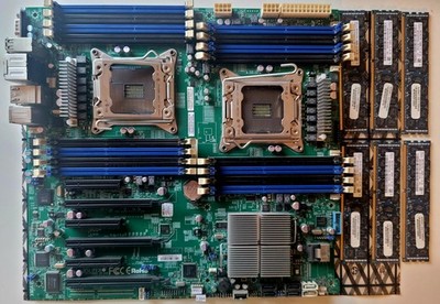 Supermicro X9Dai Motherboard, LGA 2011/SOCKEL R, Intel incl. 48GB DDR3  RAM