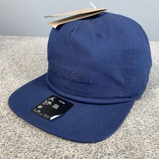 Air Jordan Pro Unstructured Flat Bill Hat Navy Blue Size L/XL HQ9231-410