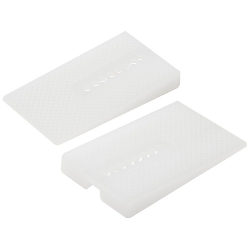 8pc White Toilet Leveling Shims Multi-Purpose Design Leveling Shims Stabilize - Picture 11 of 12