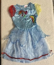 Juego de 3 disfraces de mi pequeño pony y sirenita, talla S (4-6)