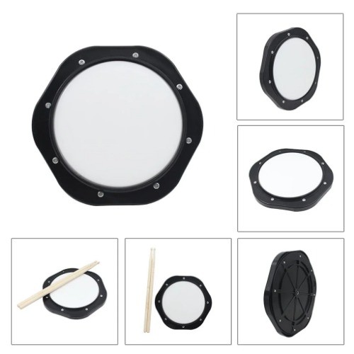 10 Zoll dumme Drum Kits Jazz Drum Anfang Drum Practice Pad mit ABS Drums Pad - Bild 6 von 12