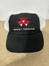 Massey Ferguson Black & White Mesh Back Adjustable Hat - 03423C