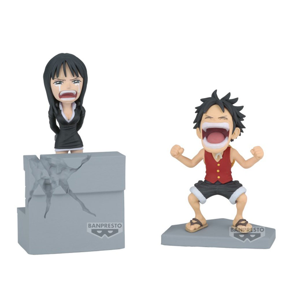 Figurine One Piece Luffy & Robin WCF pour Decorer Votre Bureau de Manga