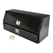 48"X18"X21" Aluminum Truck Bed Tool Box Pickup Underbody Storage Toolbox+Drawer