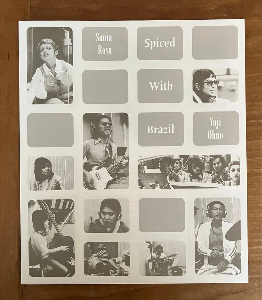 Sonia Rosa Spiced With Brazil LP Jazz Latin Japan EM Records 2002 Used Foto 3 de 4