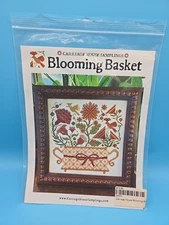 Carriage House Samplings 2020 Blooming Basket Cross Stitch Barrick Out of Print