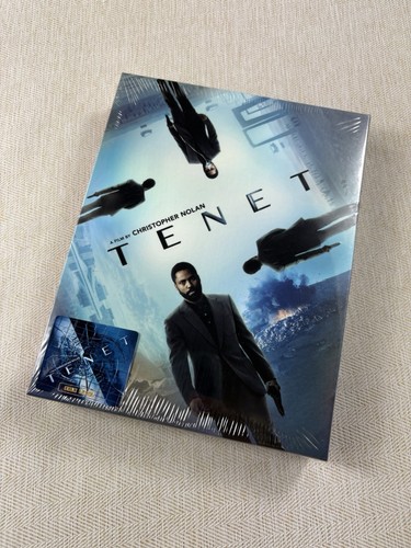 HDZETA TENET BLURAY STEELBOOK FULLSLIP EDTION, NEW/SEALED
