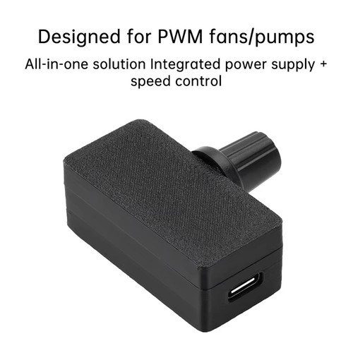1X(PWM-Drehzahlregler, 5 V, 4-Poliger PWM-Lüfterregler, PWM-Regler, USB-Typ8363 - Photo 2/10