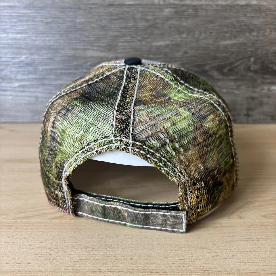 Parche bordado camionero malla camuflaje trasera gorra ford para mujer Foto 3 de 4