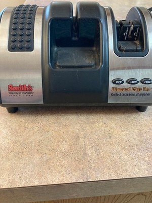 Smiths Diamond Edge Pro Electric/Manual Knife & Scissors Sharpener 6001