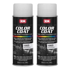 SEM 13023 Color Coat Clears Low Luster Clear Spray Paint Aerosol 12 oz. (2 Cans)