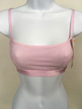 Joyspun Bralette Women Size S Pink Double Layer Mesh Elastic Band Unlined New