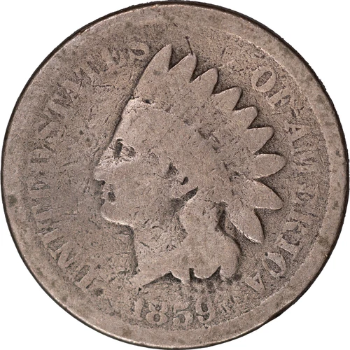 1859 1c Indian Head Cent ~ Good Details