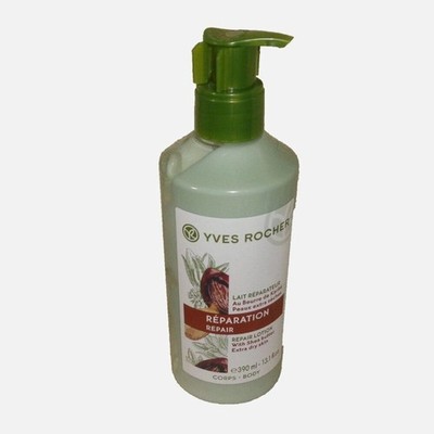 Yves Rocher Repair Lotion for Extra Dry Skin, Hand & Body Repair Nourish, 13 Oz