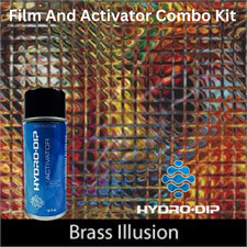 Hydro Dip Film Activator Combo Kit HD-I468 Brass Illusion