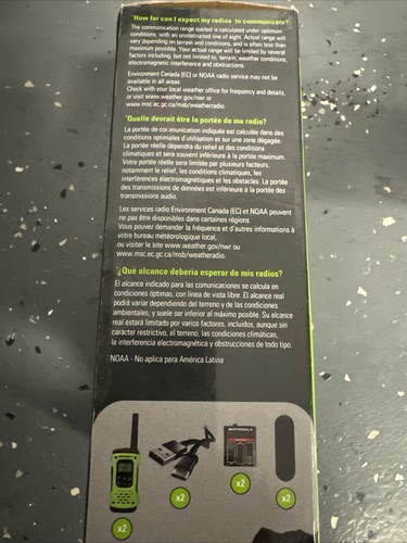 Motorola Solutions T600 H2O 35mile range Waterproof Two Way Radio- NEW - Photo 3/3