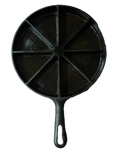 Vintage Wagner Ware Cast Iron Cornbread Skillet Pan 8 Wedge Made USA