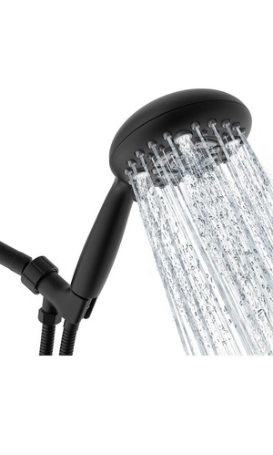 6-Mode Handheld Shower Head, 4.8 Inches High Pressure, 1.8 GPM, 1.8 Meter/70.... - Picture 1 of 7