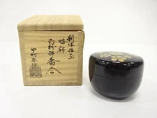 7613749: JAPANESE TEA CEREMONY / KOGO INCENSE CONTAINER / UME-BACHI / ARTISAN WO