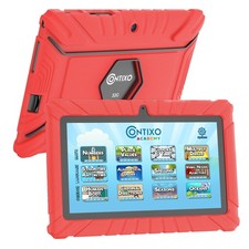 Contixo V8 7" Kids Tablet - 32GB Storage, Pre-Loaded Exclusive Ad-Free Conten...